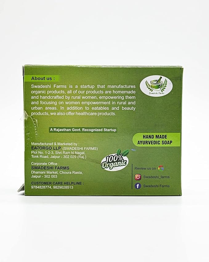 Aloe Vera Ayurvedic Soap - 100% Organic & Handmade view 2