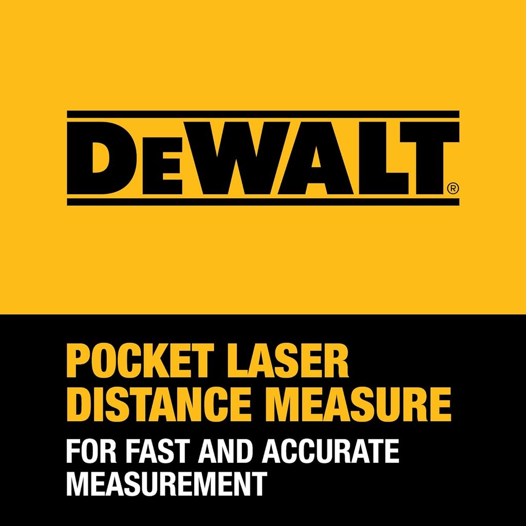 Dewalt Laser Distance Measurer 16M Pocket Laser Distance Measurer DW055PL-XJ view 2