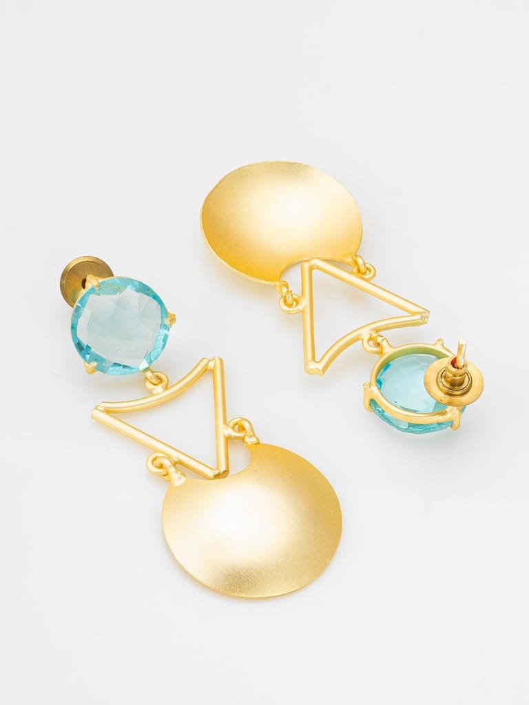 Morison Golden Infinity Hoop Earrings Endless Style view 2