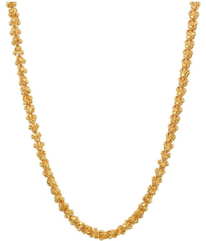 H M PRODUCT Gold Plated Chain ( Set of 1 ) view 2