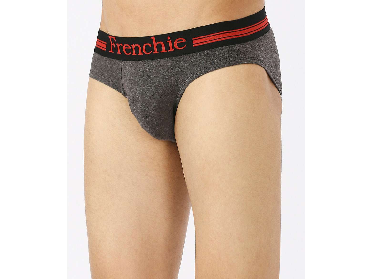 FRENCHIE Casuals 4001 Men Solid Cotton Briefs in Assorted Colours Pack of 6 - M view 2