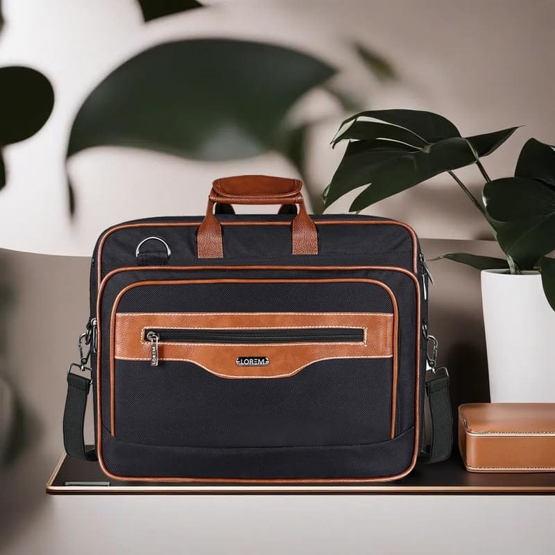 LOREM 28L Messenger Bag For Men - Faux Leather view 2