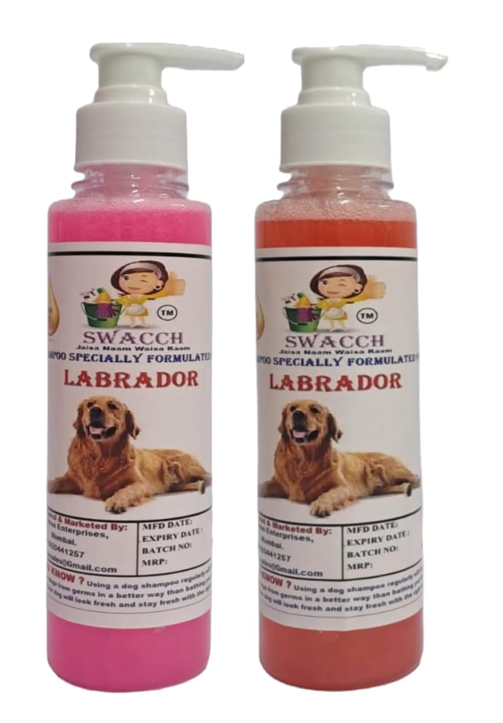 SWACCH Premium Shampoo for Labrador (200ML) (Combo Pack of 2) Rose & Strawberry view 2