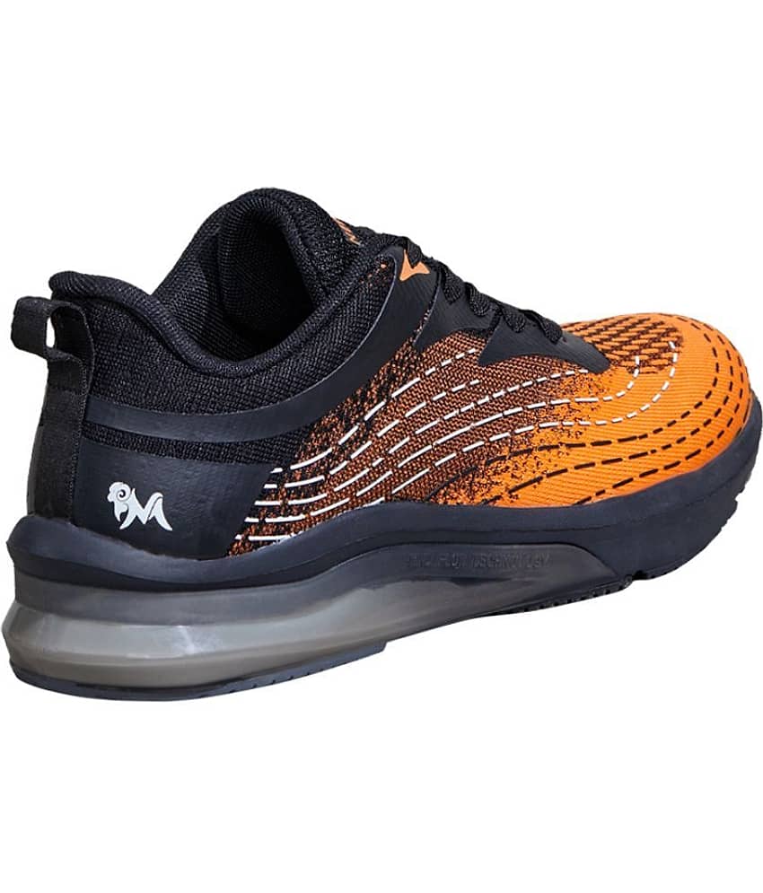 Neemans The Comfornauts Black / Orange-6 Orange Men's Sneakers view 2