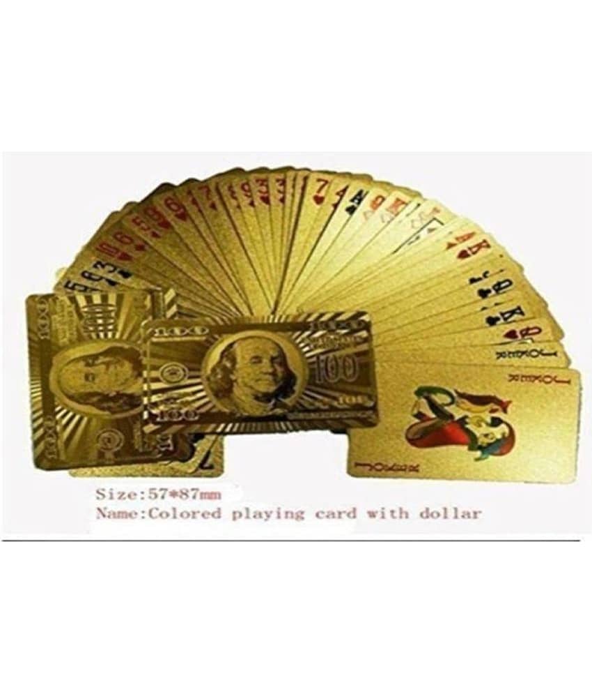 golden card PACK OF 2 PLAYING CARDS view 2