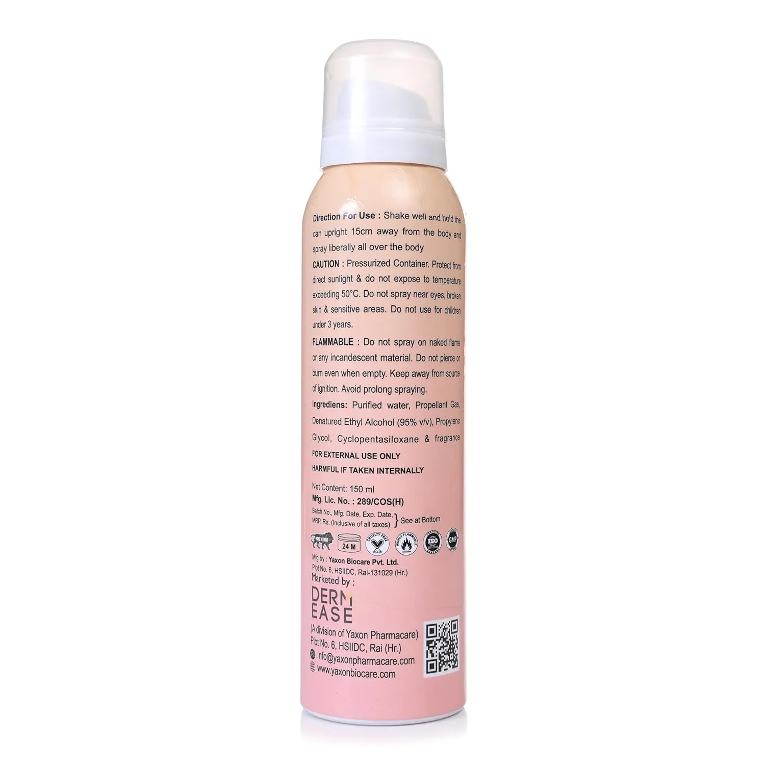 Dermease Mischief Body Spray for Women Long Freshness view 2