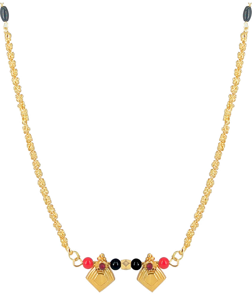 JIPPA - Golden Mangalsutra ( Pack of 1 ) view 2