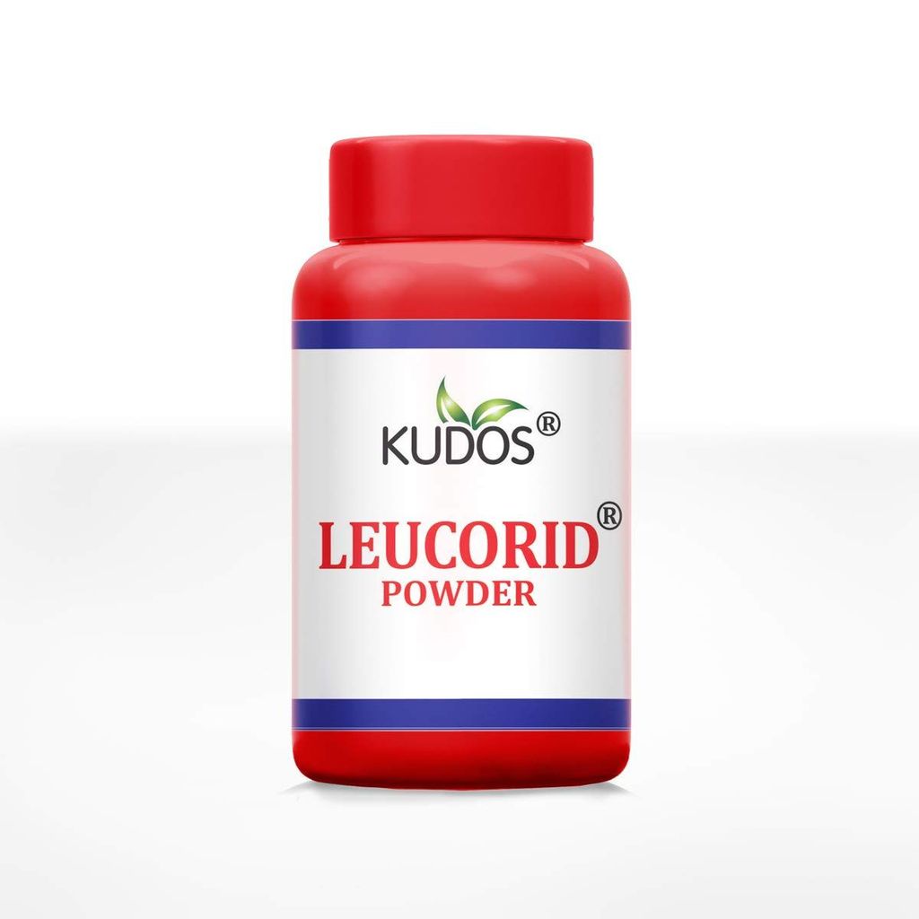 Kudos Ayurveda Leucorid Kit, Ayurvedic Medicine for Female White Discharge, Leucorrhoea Powder (100 gx2) view 2