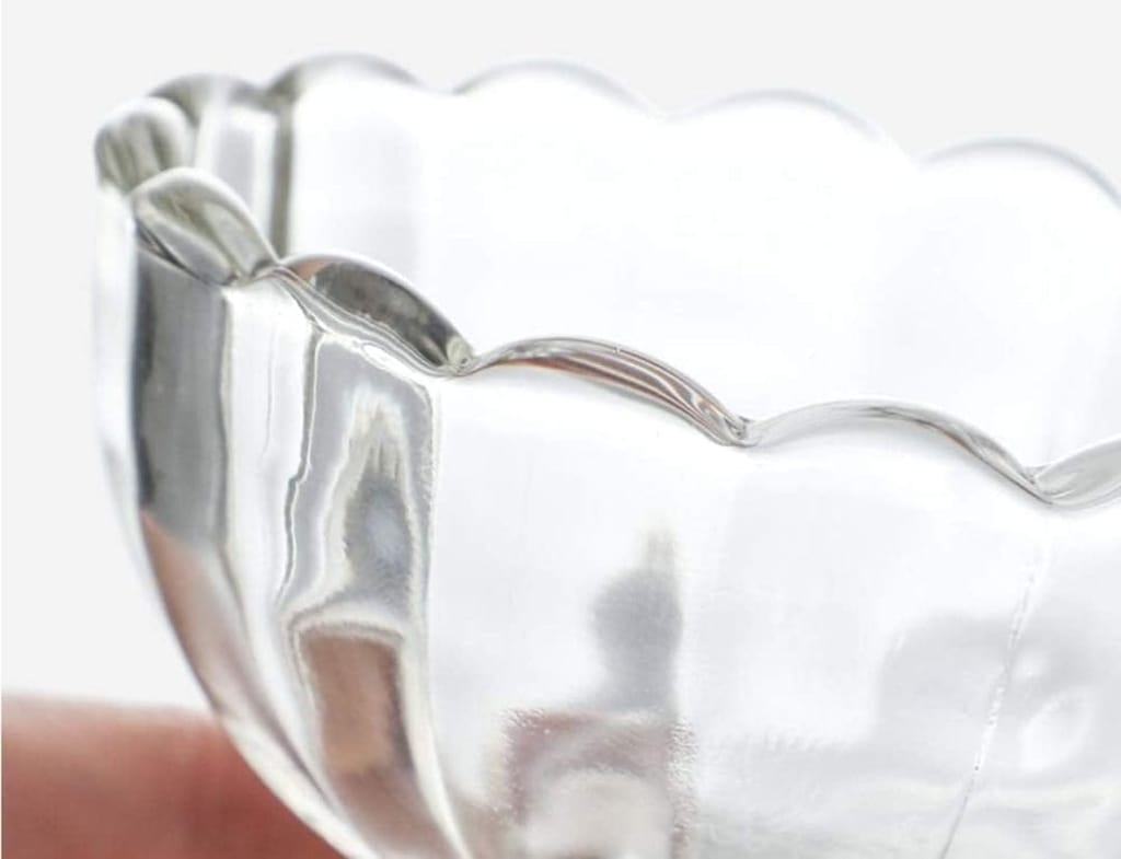 Ice Cream Dessert Bowl | Crystal Glass Dishes | Elegent Bowls for Serving Ice Cream, Pudding & Other Desserts | Ideal for Gifting & Daily use | view 2