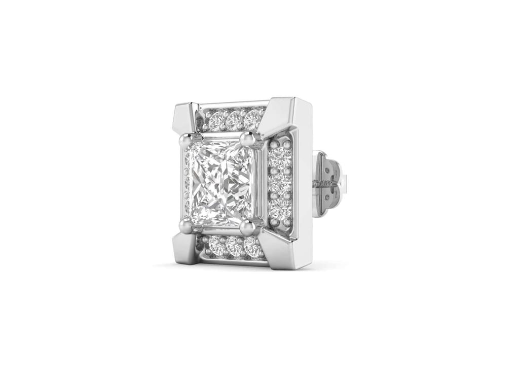 Valiant Princess Solitaire Stud For Him (1 Pc Only) view 2