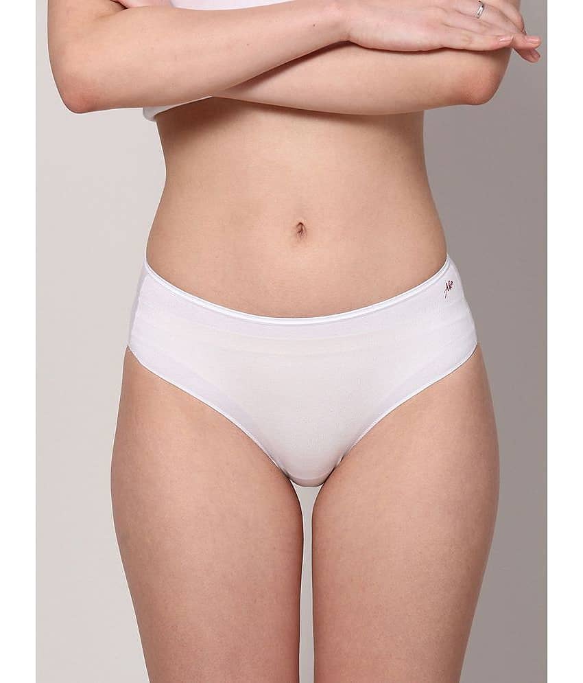 AshleyandAlvis Modal Solid Women's Hipster ( White ) view 2