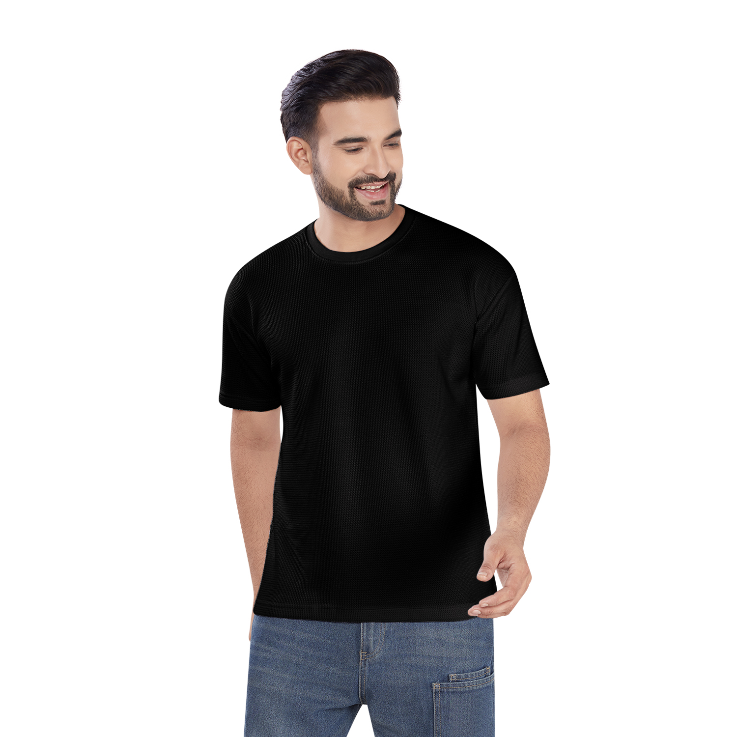 Unisex T-Shirts, 100% Cotton Waffle. view 2