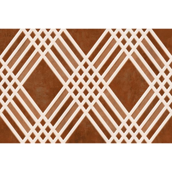 Orientbell Wall Tiles OHM Criss Cross Cotto HL 6 Pcs view 2