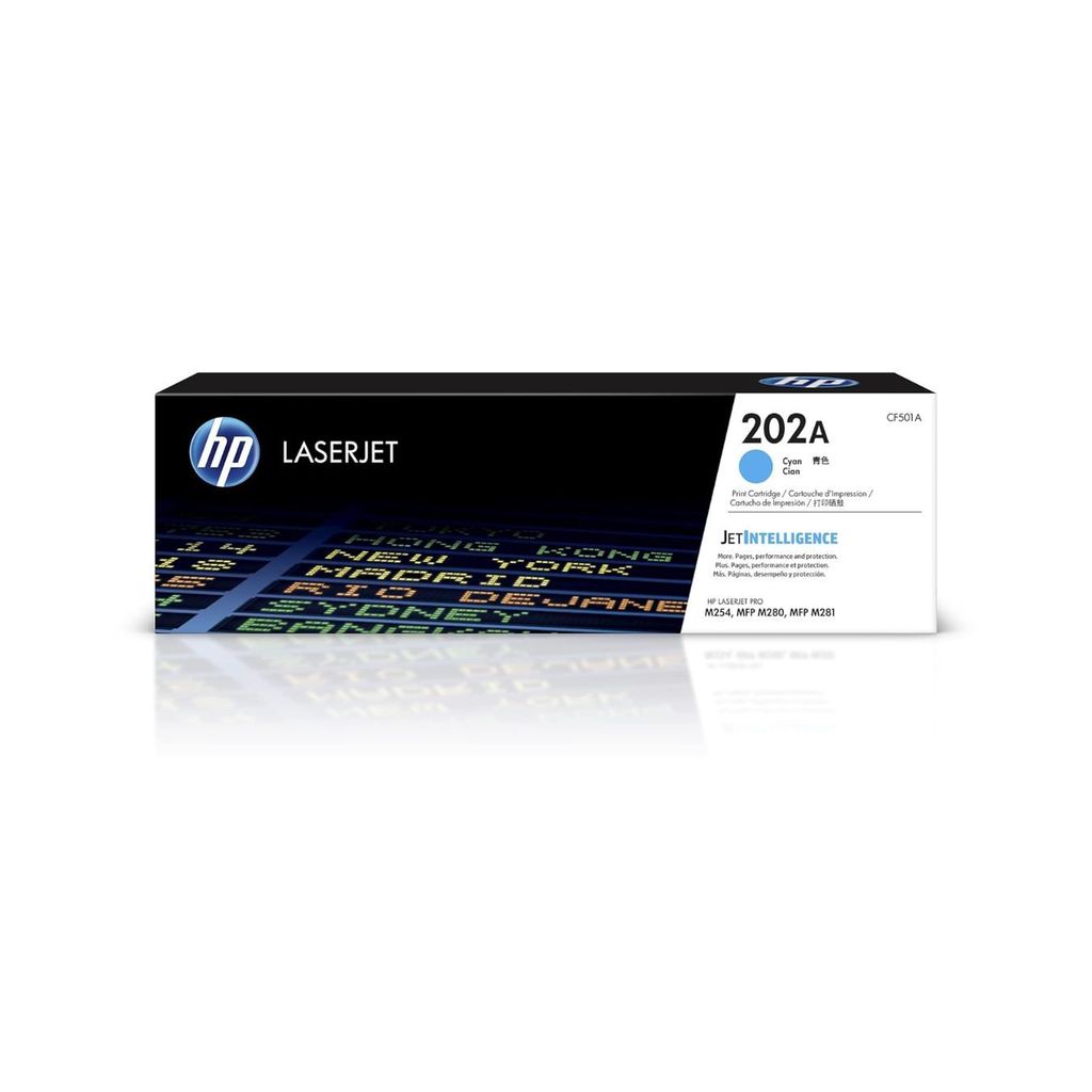 HP 202A Cyan Original LaserJet Toner Cartridge (CF501A) view 2