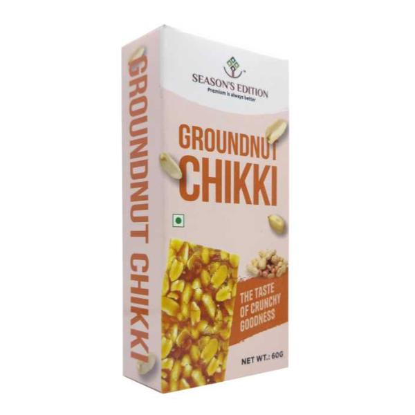 Season's Edition Groundnut Chikki 720 Gms (60 Gms by Box Of 12) view 2