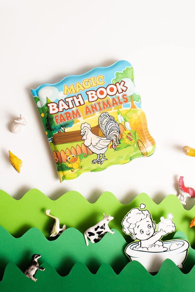 Farm Animals Magic Bath Book - Colour Changing Fun Book for Children [Bath Book] Dreamland Publications [Bath Book] Dreamland Publications view 2