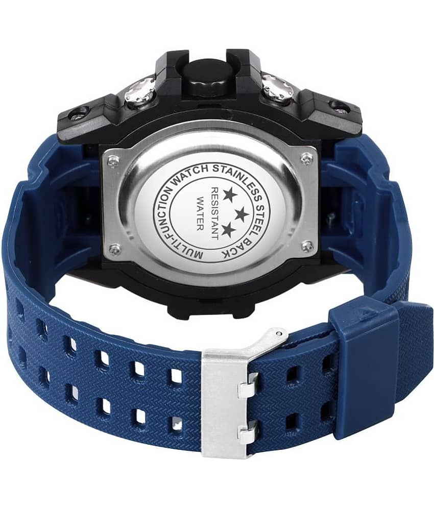 Hala Blue Resin Digital Men's Watch view 2