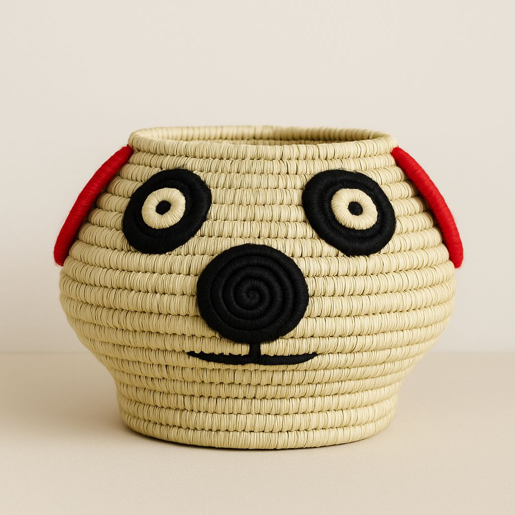Tiger Grass Textured Flower Vase view 2