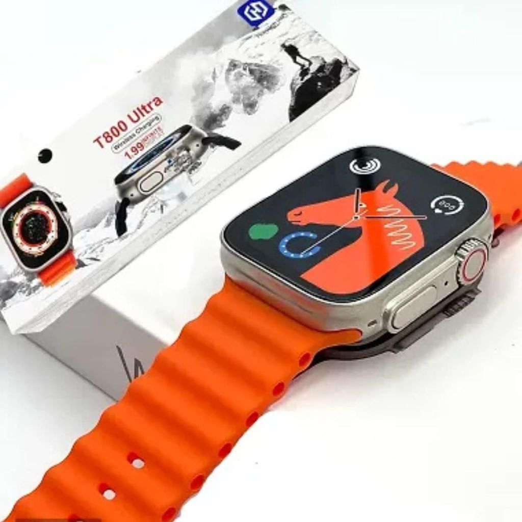T800 Ultra Smart Watch 1.9INCH 45mm HiWatch Pro Bluetooth Calling HD Smart Smartwatch (Multicolour Free Size) view 2