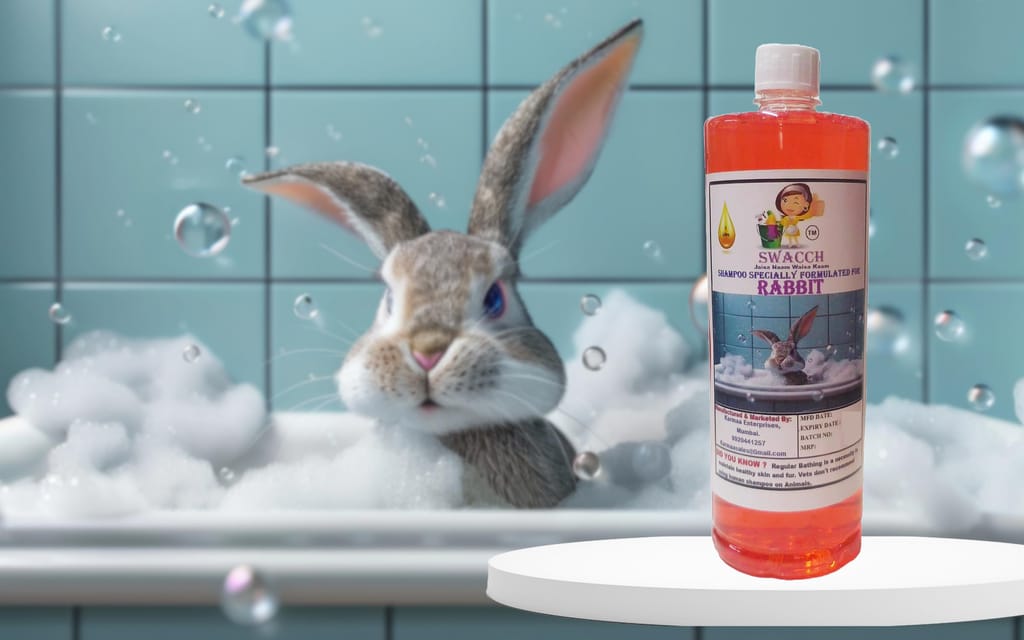 Swacch Shampoo Specially Formulated for Rabbit (1 Litre) Jasmine view 2
