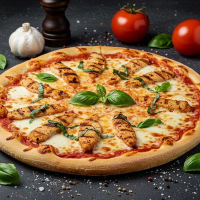 Chicken Margherita Pizza