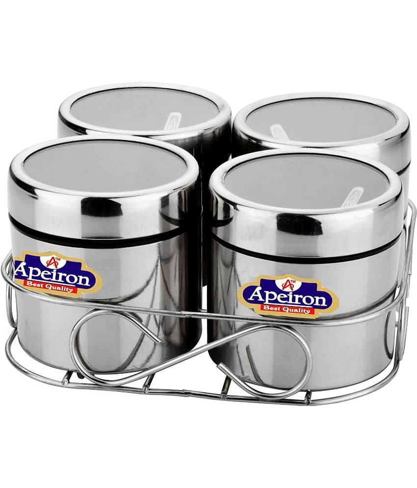 APEIRON MULTI PURPOSE DABBA Steel Spice Container Set of 4 400 mL view 2