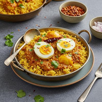 Egg Masala Rice