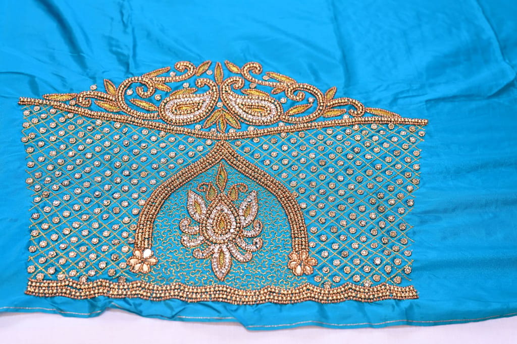 Exquisite Hand Embroidered Blouse Design view 2