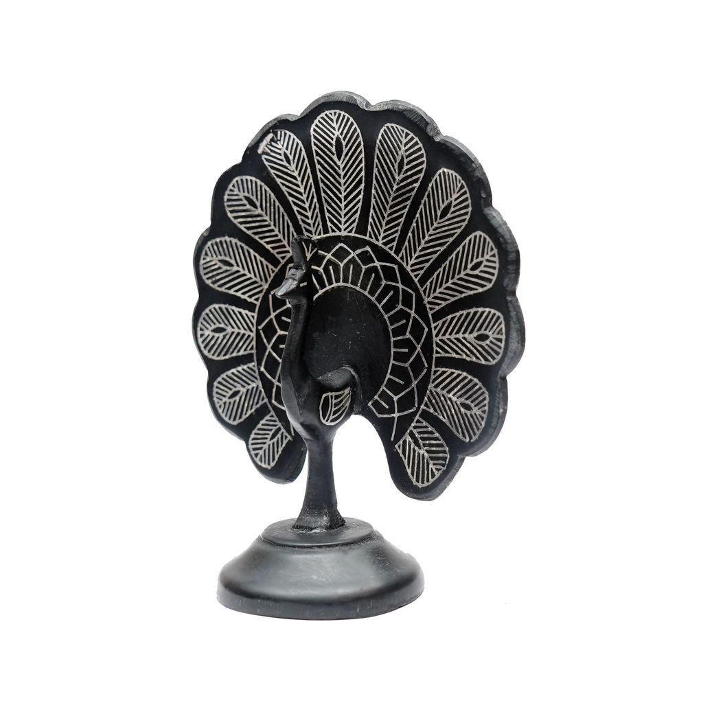 Bidri Work Peacock (1TMTDCOKA08519) view 2