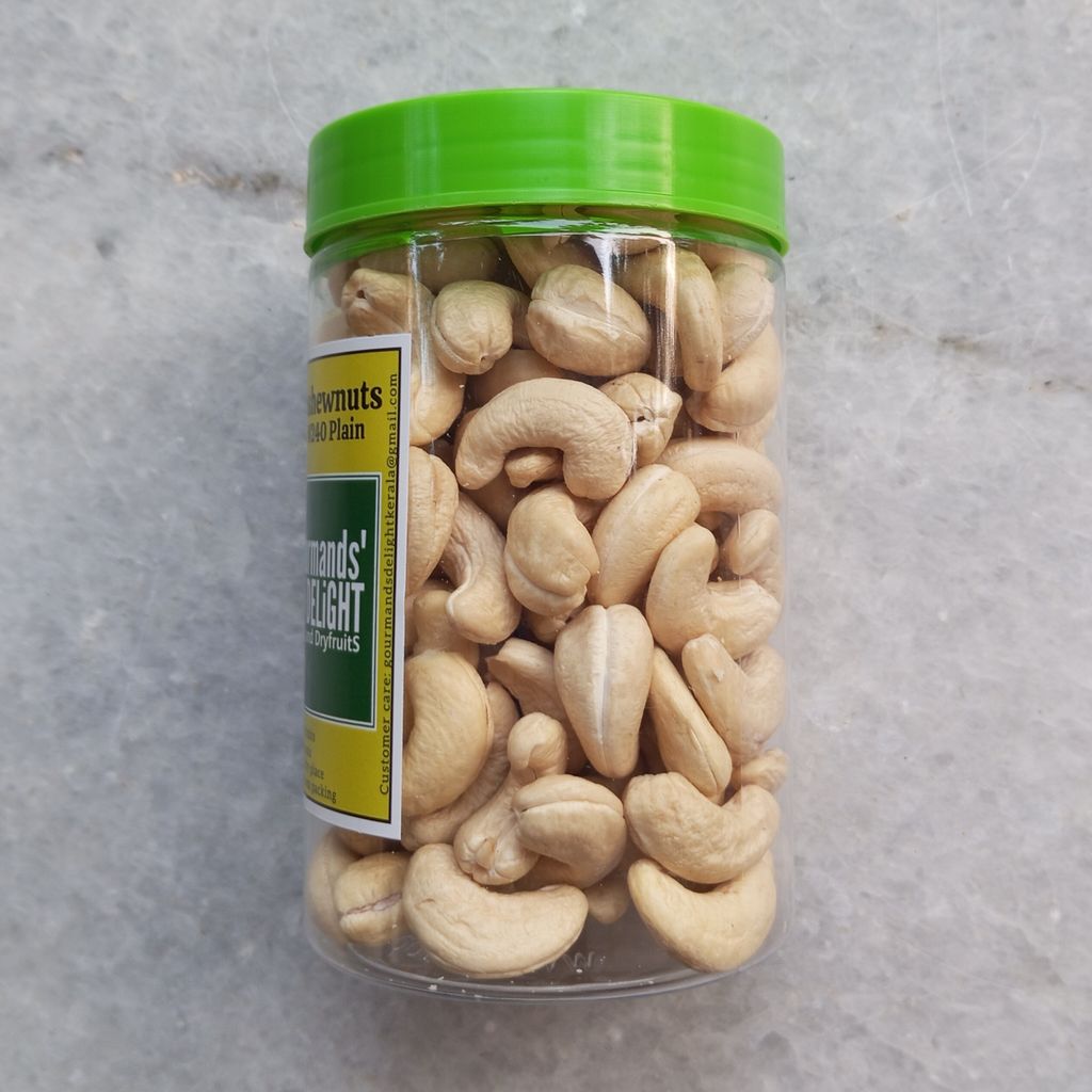 Gourmands' Delight - Plain Cashewnuts W240 500 gms view 2
