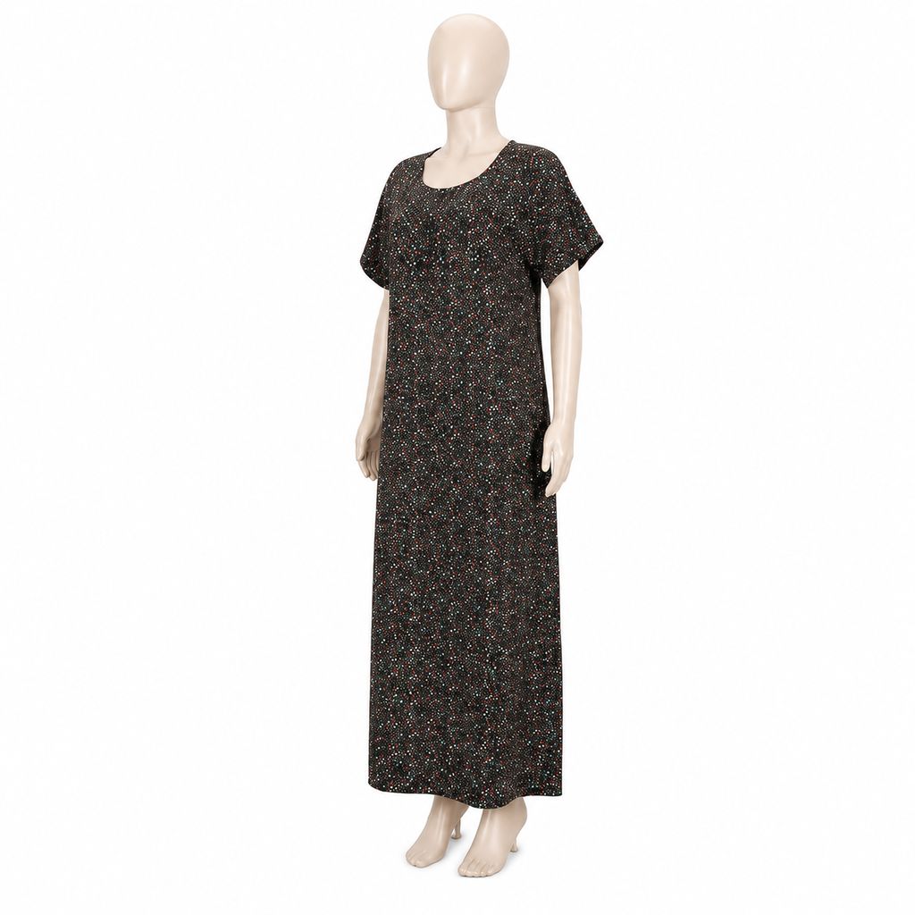 Elegant Black Comfort Gown view 2