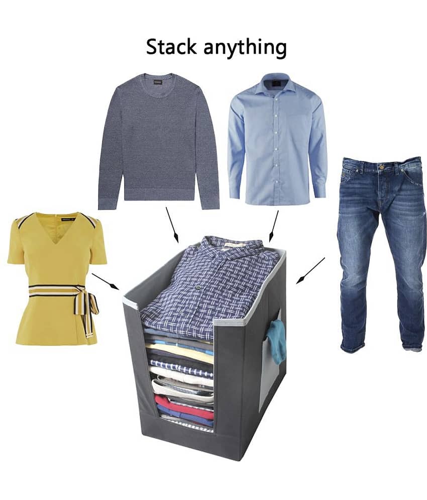 Pretty Krafts Shirts Stacker Exile - Large Size (Stack upto 25 shirts), 1 Pc F1223B view 2