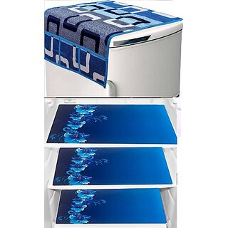 REVEXO Refrigerator Cover (Width: 20 cm, Multicolor) view 2