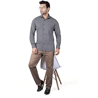 DUKUL Men'ss Printed Cotton Shirt Full Sleeve Regular Fit | Perfect for Formal & Casual Wear view 2