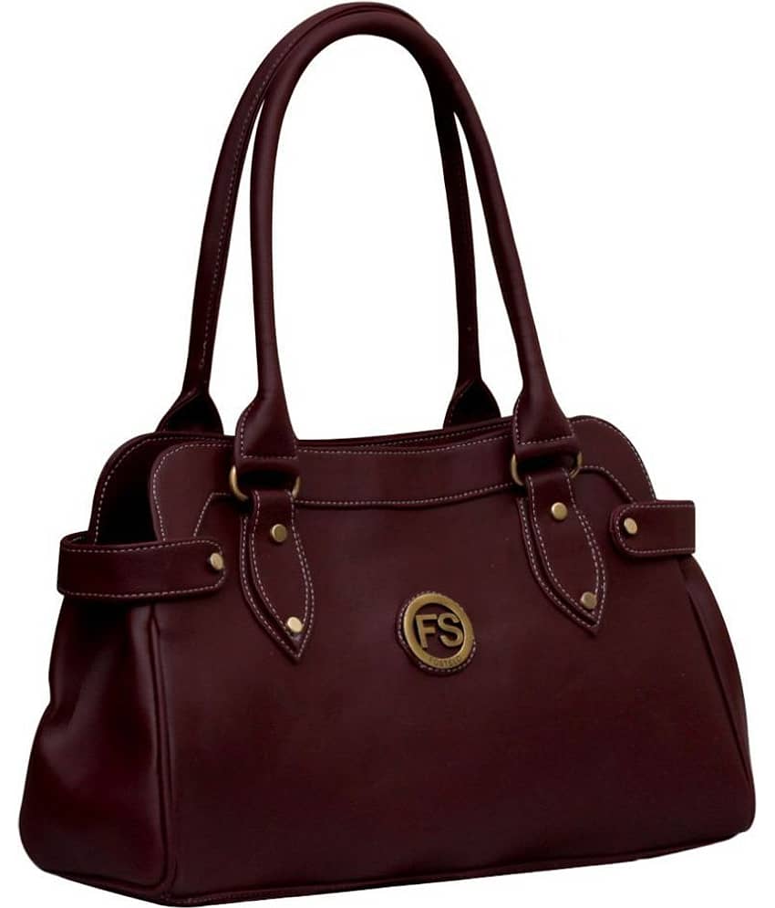 Fostelo Shoulder Bag Faux Leather Set of 1 ( Maroon ) view 2