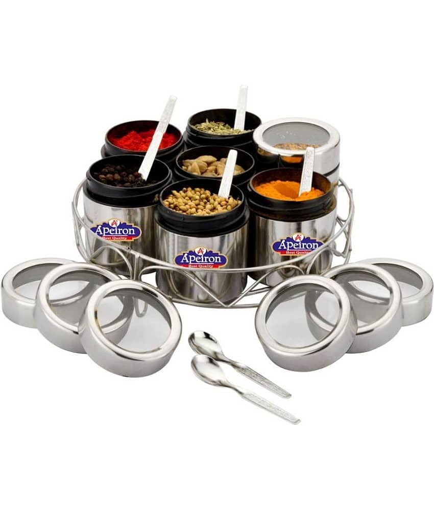 APEIORN Multipurpose dabba Steel Spice Container Set of 14 175 mL view 2