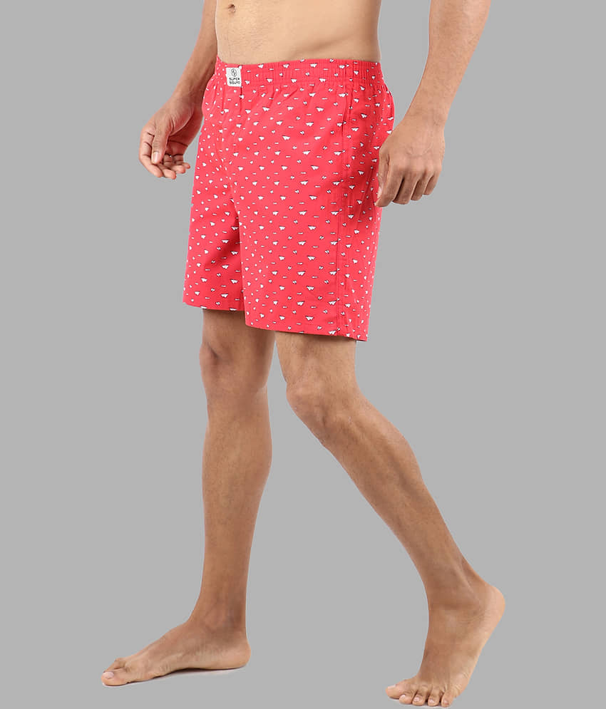 Supersquad Pack of 4 Cotton Boxers For Men's ( Assorted 10 ) view 2