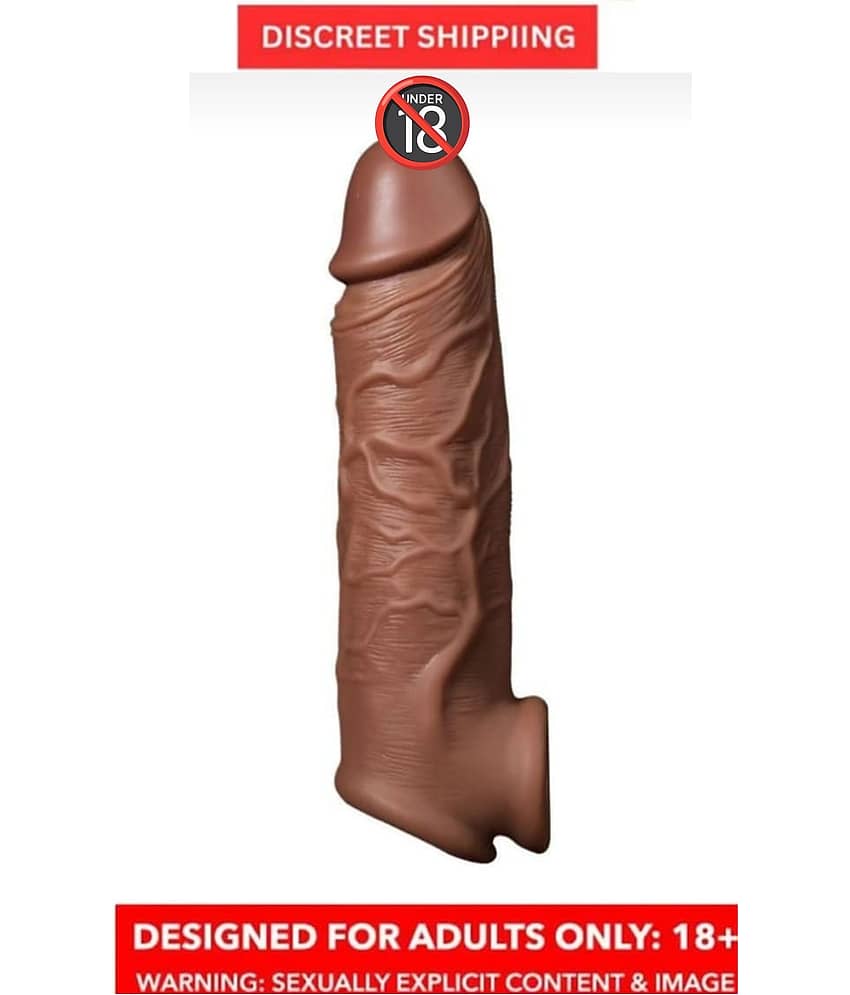 ULTRAMAN 6 INCH SILICONE CONDOM FOR MEN/ INDIAN COLOUR DRAGON CONDOM/ PENIS EXTENSION