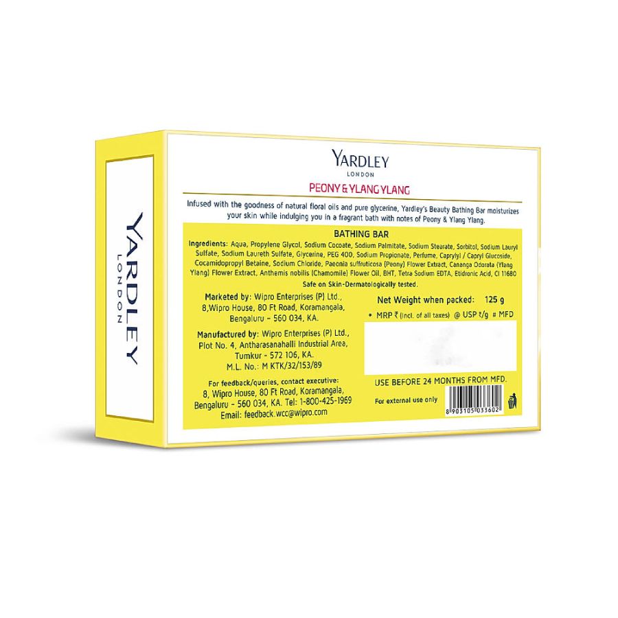 Yardley Peony & Ylang 125 Gms view 2