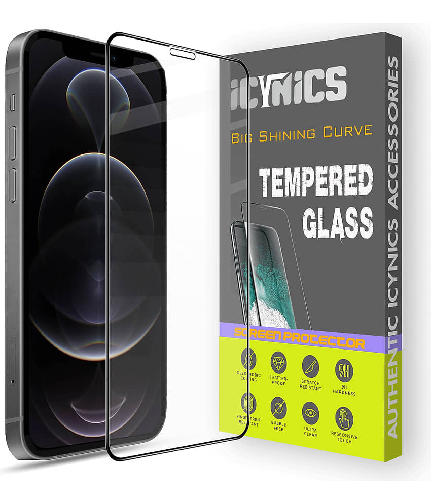 Icynics Tempered Glass Compatible For Apple iPhone 12 Pro ( Pack of 1 )