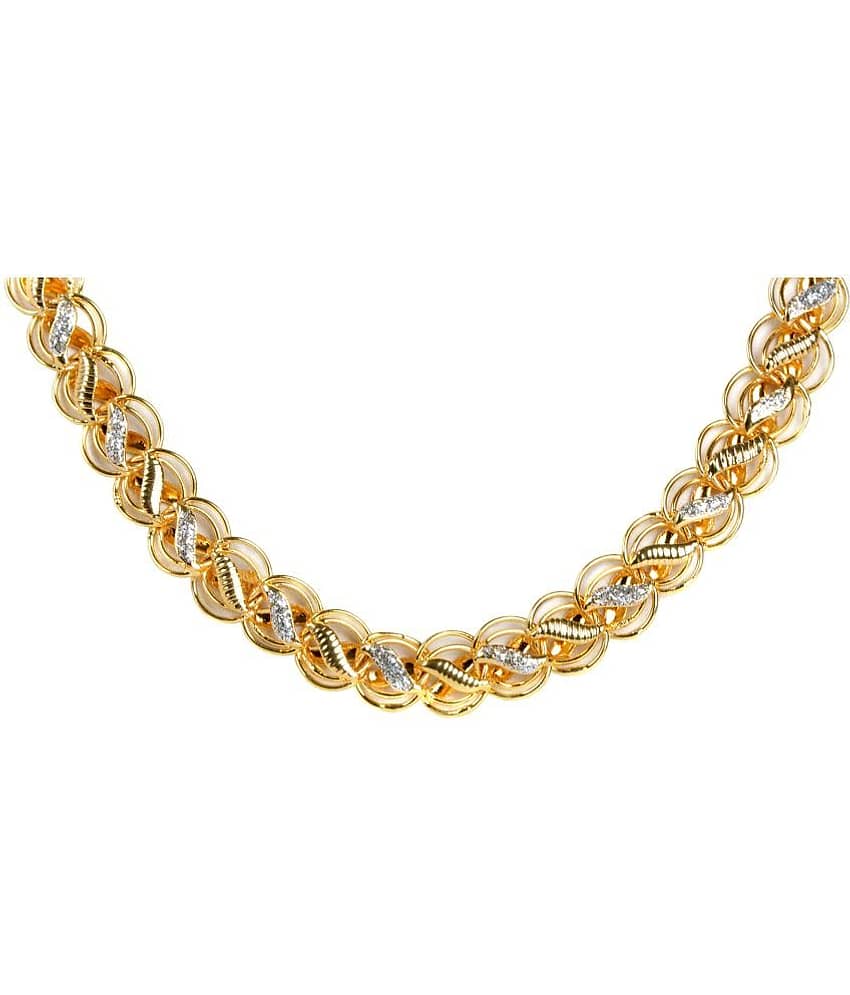 KRIMO Gold Plated Brass Chain ( Pack of 1 ) view 2