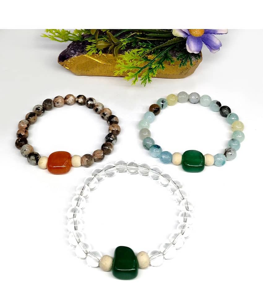 DAIVYA WELLNESS - Multicolor Bracelet ( Pack of 3 ) view 2