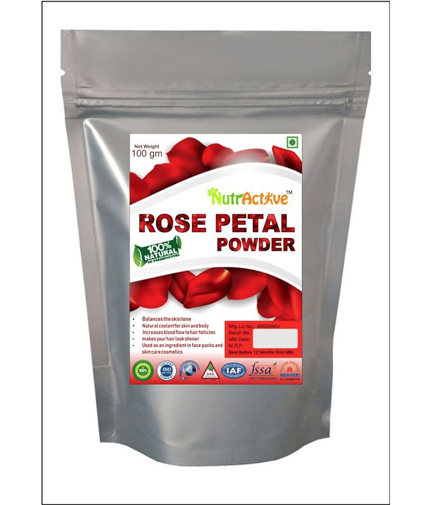 NutrActive Rose Petal | Scrub + Mask 200 gm Pack of 2 view 2