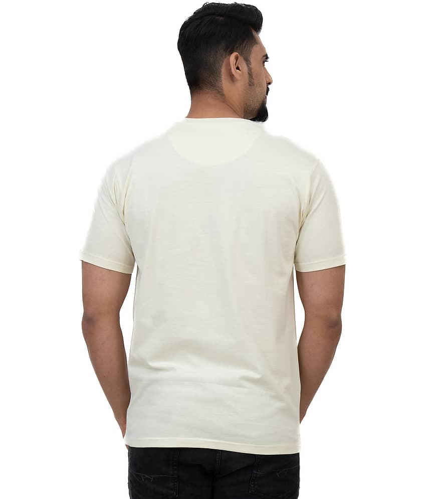 Cotstyle Pack of 1 Cotton Regular Fit Men's T-Shirt ( Yellow ) view 2