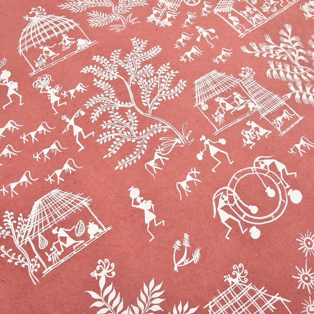 Garvi Gurjari (A Gujarat Govt Enterprise) Craft Paper Warli Painting view 2