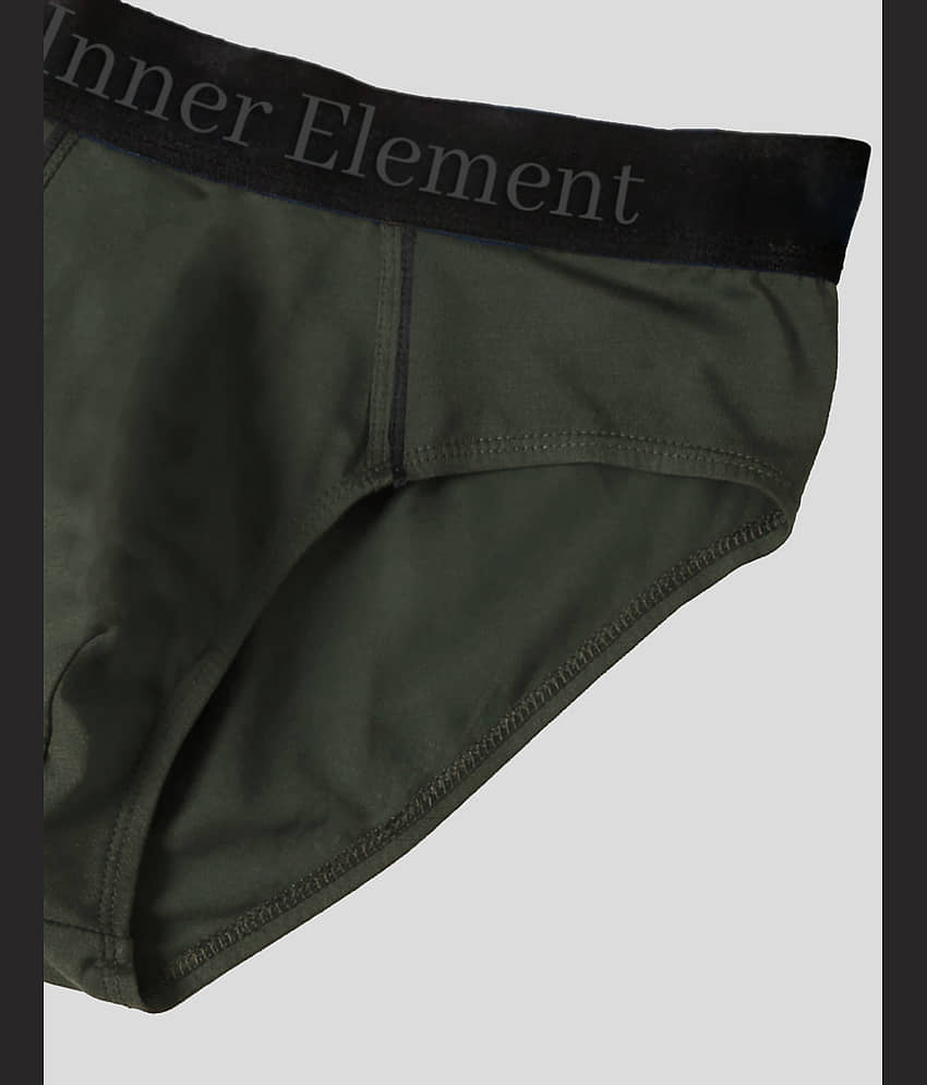 Inner Element Pack of 3 Cotton Briefs For Men's ( Multicolor1 ) view 2