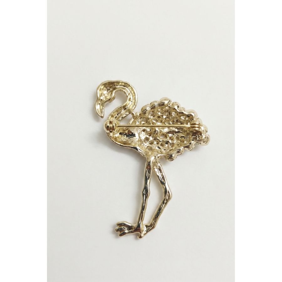 Brooch of Flamingo view 2