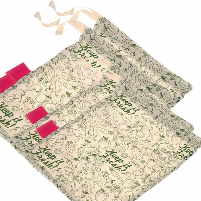 Goli Soda Reusable Cotton Produce Bags For Storage Keep It Fresh - Small view 2