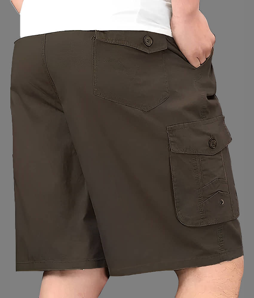 Reoutlook Black Cotton Blend Men's Cargos ( Pack of 1 ) view 2