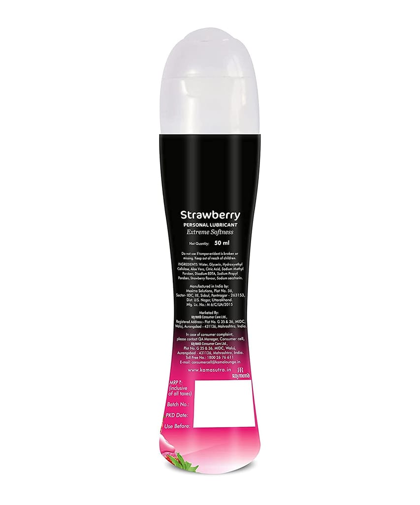 KamaSutra Longlast Condom 12's and Personal Strawberry Lubricant Gel 50ml (Set of 2) view 2